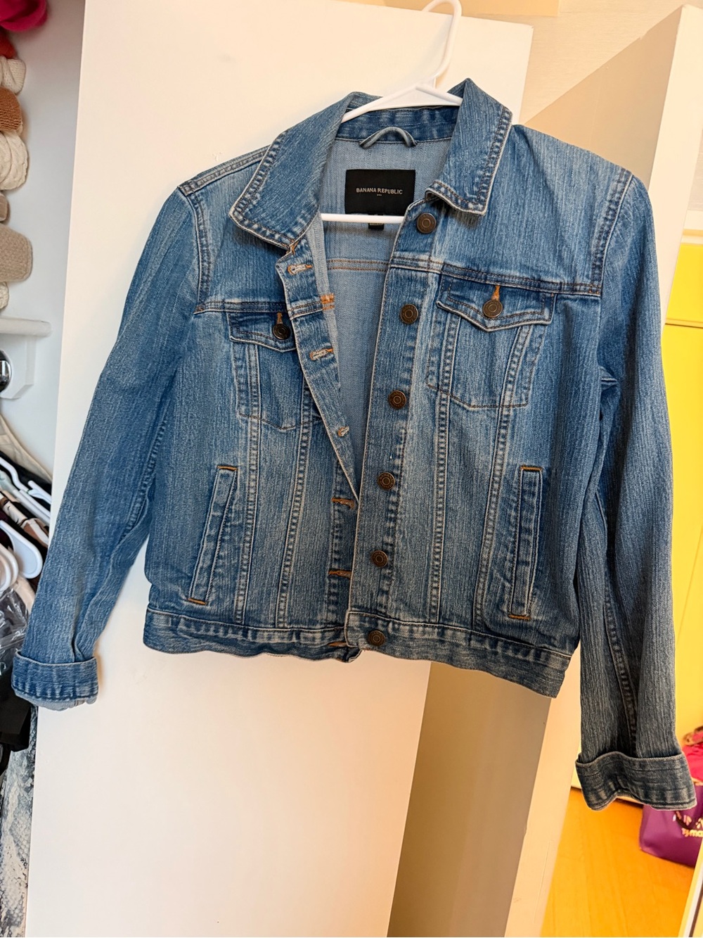 Banana Republic Light Blue Denim Jean Jacket - Women's